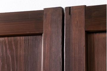 アンティーク 上品な板戸　3枚セット(引き戸、和風建具)