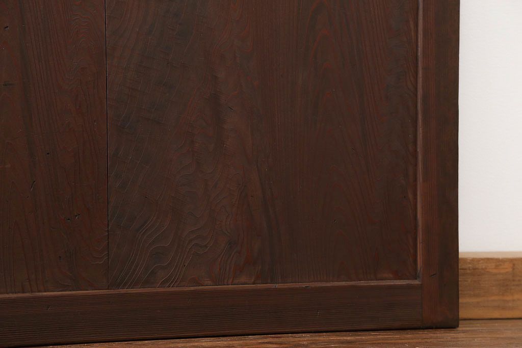 アンティーク 上品な板戸　3枚セット(引き戸、和風建具)