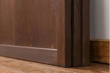 アンティーク 上品な板戸　3枚セット(引き戸、和風建具)