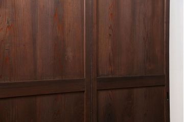 アンティーク 上品な板戸　3枚セット(引き戸、和風建具)