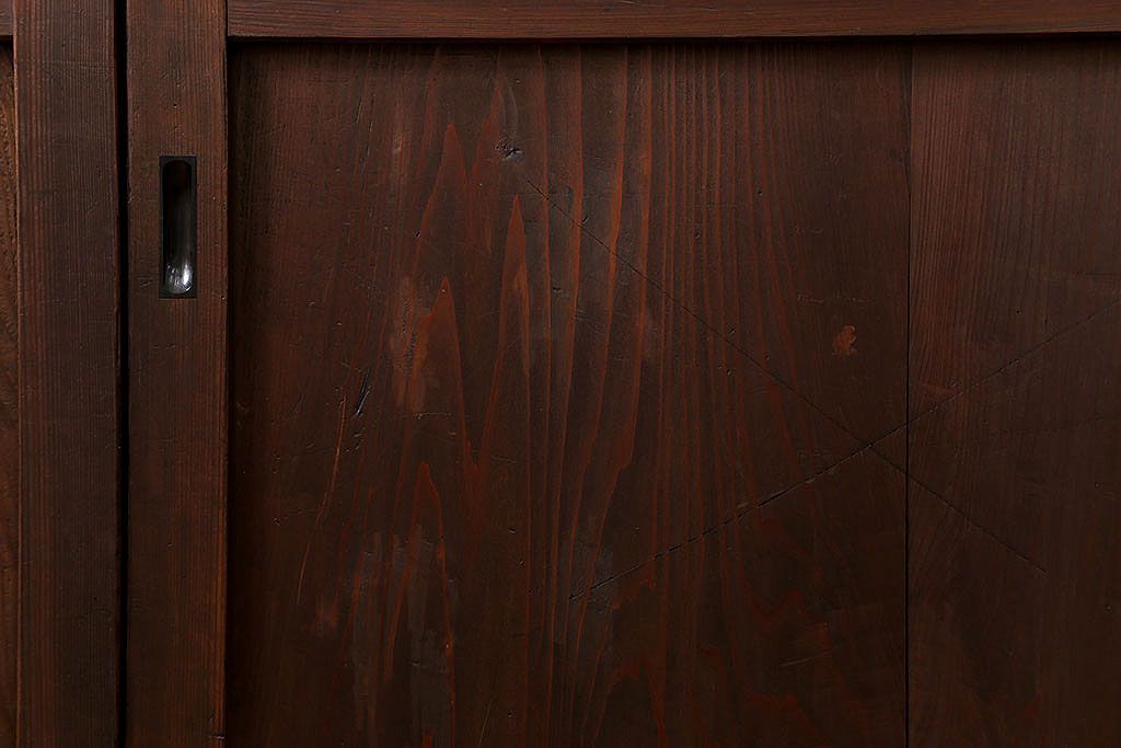 アンティーク 上品な板戸　3枚セット(引き戸、和風建具)