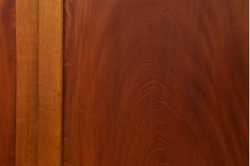 古民具・骨董 総欅材　無垢杢目の素晴らしい帯戸　4枚セット