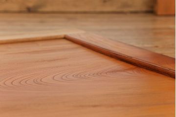 古民具・骨董 総欅材　無垢杢目の素晴らしい帯戸　4枚セット