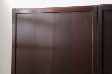 古民具・骨董 味のある無双帯戸　4枚セット　(引き戸、和風建具)