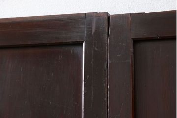 古民具・骨董 味のある無双帯戸　4枚セット　(引き戸、和風建具)