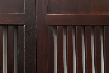 古民具・骨董 味のある無双帯戸　4枚セット　(引き戸、和風建具)