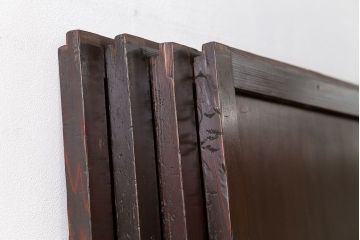 古民具・骨董 味のある無双帯戸　4枚セット　(引き戸、和風建具)