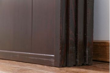 古民具・骨董 味のある無双帯戸　4枚セット　(引き戸、和風建具)