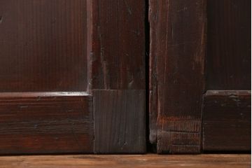 古民具・骨董 味のある無双帯戸　4枚セット　(引き戸、和風建具)