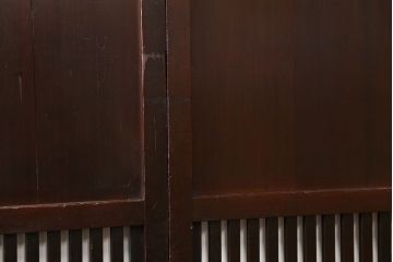 古民具・骨董 味のある無双帯戸　4枚セット　(引き戸、和風建具)