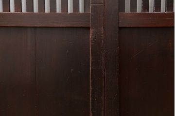 古民具・骨董 味のある無双帯戸　4枚セット　(引き戸、和風建具)