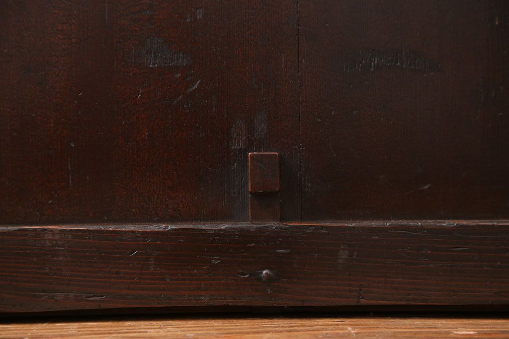 古民具・骨董 味のある無双帯戸　4枚セット　(引き戸、和風建具)