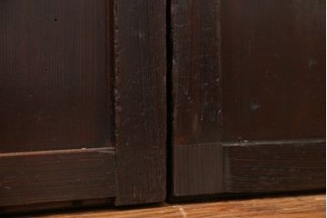 古民具・骨董 味のある無双帯戸　4枚セット　(引き戸、和風建具)