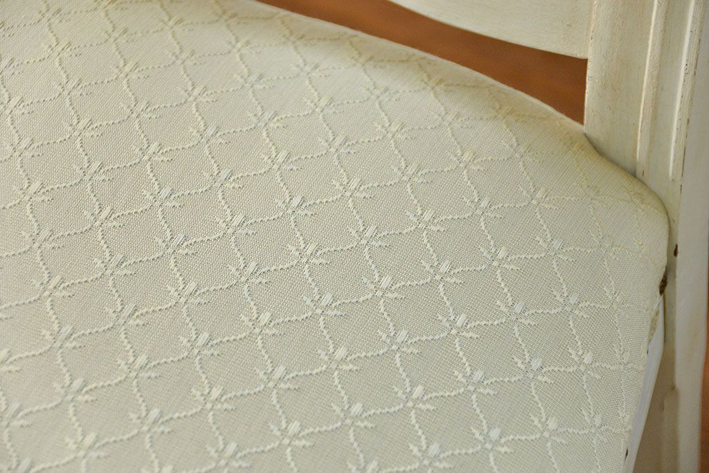 ヴィンテージ家具　海外ビンテージ　アンティークペイントチェア2脚セット(1)　(椅子、イス)