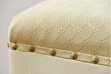 ヴィンテージ家具　海外ビンテージ　アンティークペイントチェア2脚セット(1)　(椅子、イス)