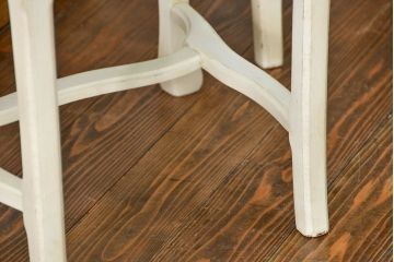 ヴィンテージ家具　海外ビンテージ　アンティークペイントチェア2脚セット(1)　(椅子、イス)