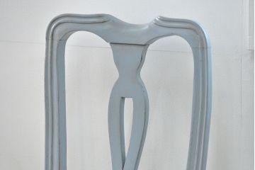 ヴィンテージ家具　海外ビンテージ　アンティークペイントチェア2脚セット(2)　(椅子、イス