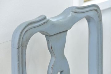 ヴィンテージ家具　海外ビンテージ　アンティークペイントチェア2脚セット(2)　(椅子、イス