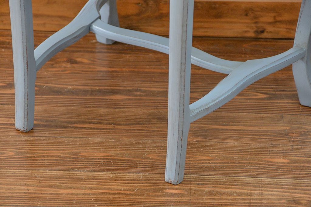 ヴィンテージ家具　海外ビンテージ　アンティークペイントチェア2脚セット(2)　(椅子、イス