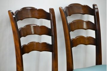 中古　カリモク　ダイニングチェア2脚セット(2)　(椅子、イス)