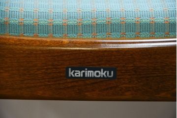 中古　カリモク　ダイニングチェア2脚セット(2)　(椅子、イス)