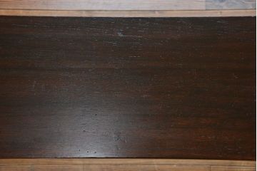 アンティーク家具　アンティーク 天板ナラ材の横長テーブル(7)(サイドテーブル、机、在宅ワーク、在宅用デスク)