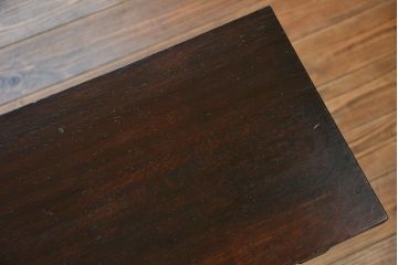 アンティーク家具　アンティーク 天板ナラ材の横長テーブル(7)(サイドテーブル、机、在宅ワーク、在宅用デスク)