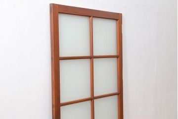 昭和レトロ すりガラス入りのシンプルな扉(ドア)