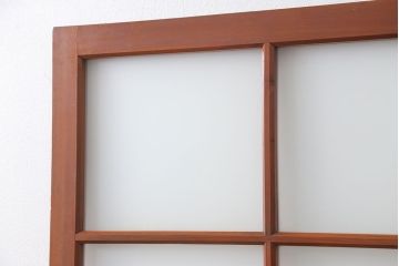 昭和レトロ すりガラス入りのシンプルな扉(ドア)