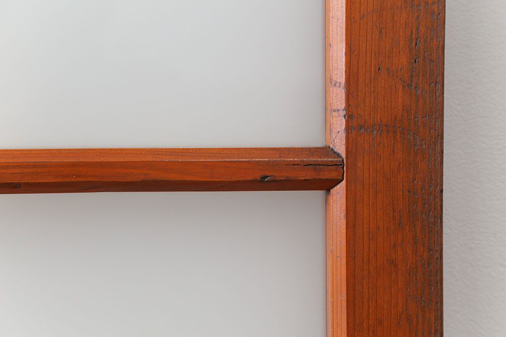 昭和レトロ すりガラス入りのシンプルな扉(ドア)