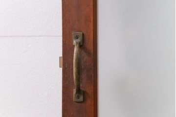 昭和レトロ すりガラス入りのシンプルな扉(ドア)