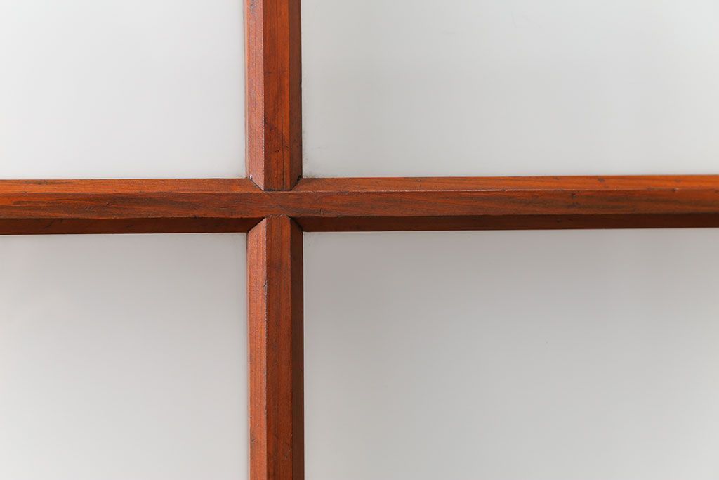 昭和レトロ すりガラス入りのシンプルな扉(ドア)