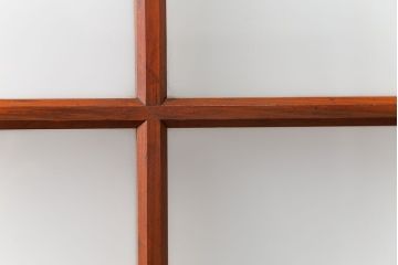 昭和レトロ すりガラス入りのシンプルな扉(ドア)