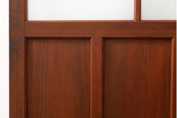 昭和レトロ すりガラス入りのシンプルな扉(ドア)