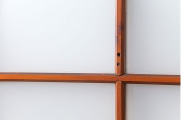 昭和レトロ すりガラス入りのシンプルな扉(ドア)