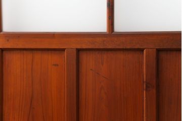 昭和レトロ すりガラス入りのシンプルな扉(ドア)