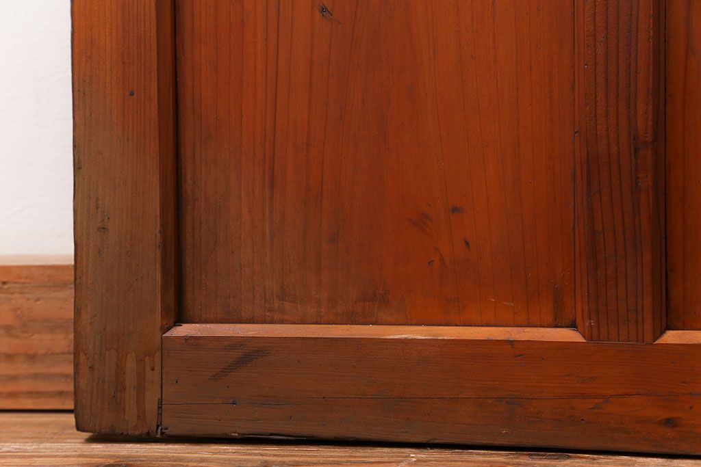 昭和レトロ すりガラス入りのシンプルな扉(ドア)