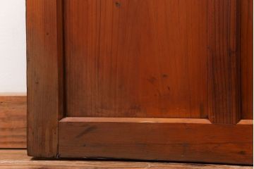 昭和レトロ すりガラス入りのシンプルな扉(ドア)