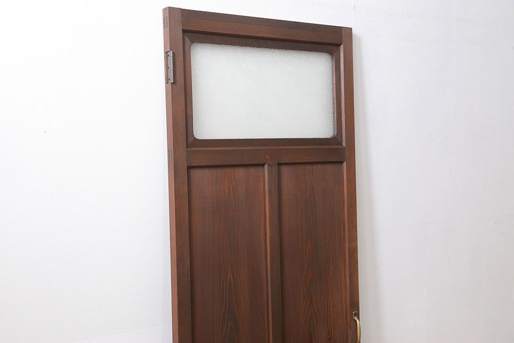 古民具・骨董 ダイヤガラス入りの上品な扉(ドア)