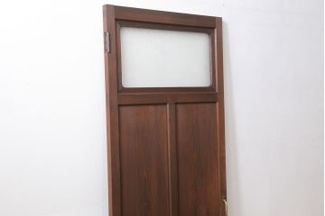 古民具・骨董 ダイヤガラス入りの上品な扉(ドア)