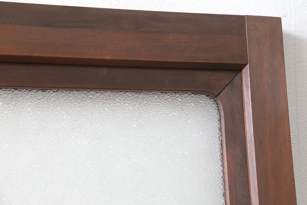 古民具・骨董 ダイヤガラス入りの上品な扉(ドア)