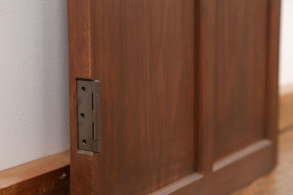 古民具・骨董 ダイヤガラス入りの上品な扉(ドア)