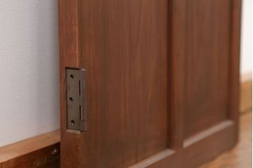 古民具・骨董 ダイヤガラス入りの上品な扉(ドア)