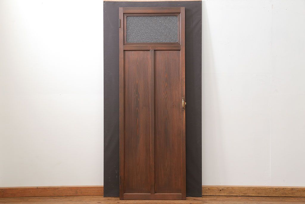 古民具・骨董 ダイヤガラス入りの上品な扉(ドア)