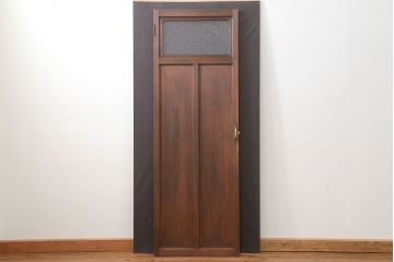 古民具・骨董 ダイヤガラス入りの上品な扉(ドア)