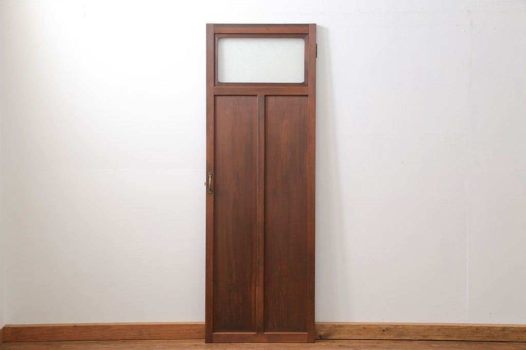 古民具・骨董 ダイヤガラス入りの上品な扉(ドア)