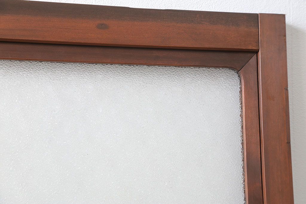 古民具・骨董 ダイヤガラス入りの上品な扉(ドア)