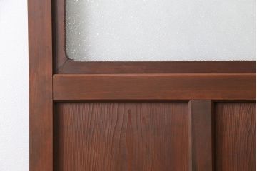 古民具・骨董 ダイヤガラス入りの上品な扉(ドア)