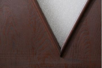 アンティーク 大正ロマン　ダイヤガラス入りのレトロなドア(扉)