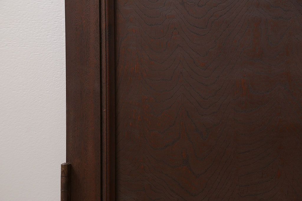 アンティーク 大正ロマン　ダイヤガラス入りのレトロなドア(扉)